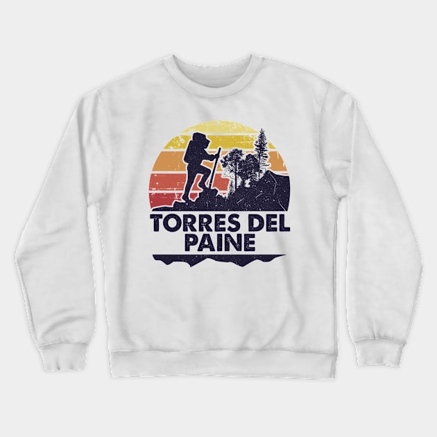 Torres del Paine hike trip Crewneck Sweatshirt by SerenityByAlex